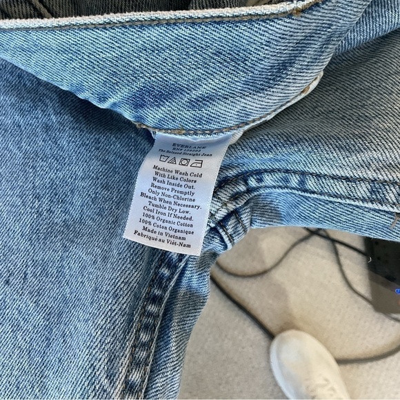 Everlane The Relaxed Straight Fit Organic Cotton Jeans, 27R - Picture 6 of 7